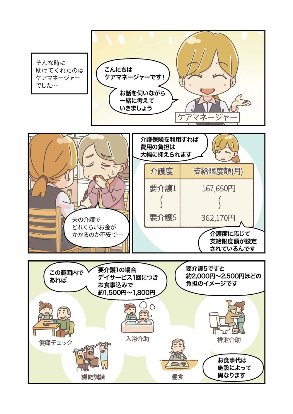 漫画でわかる介護保険 13ページ目