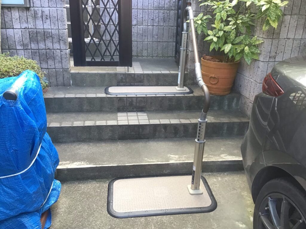 屋外の施工後