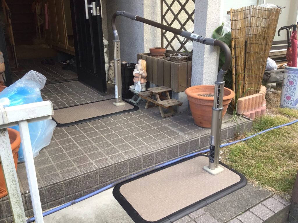 屋外の施工後