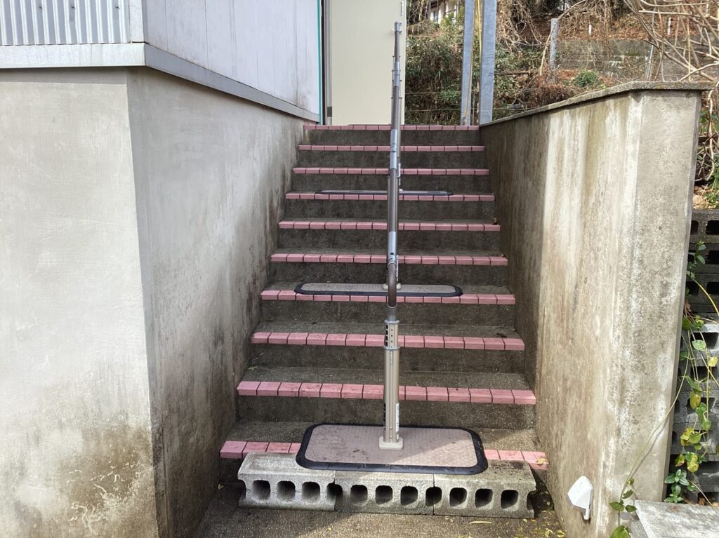 屋外の施工後
