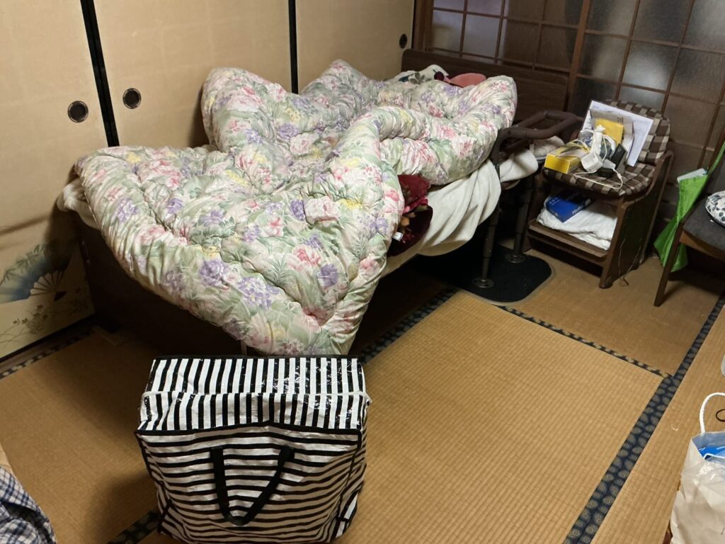 寝室の施工後