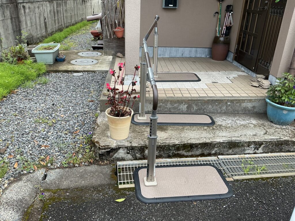 屋外の施工後