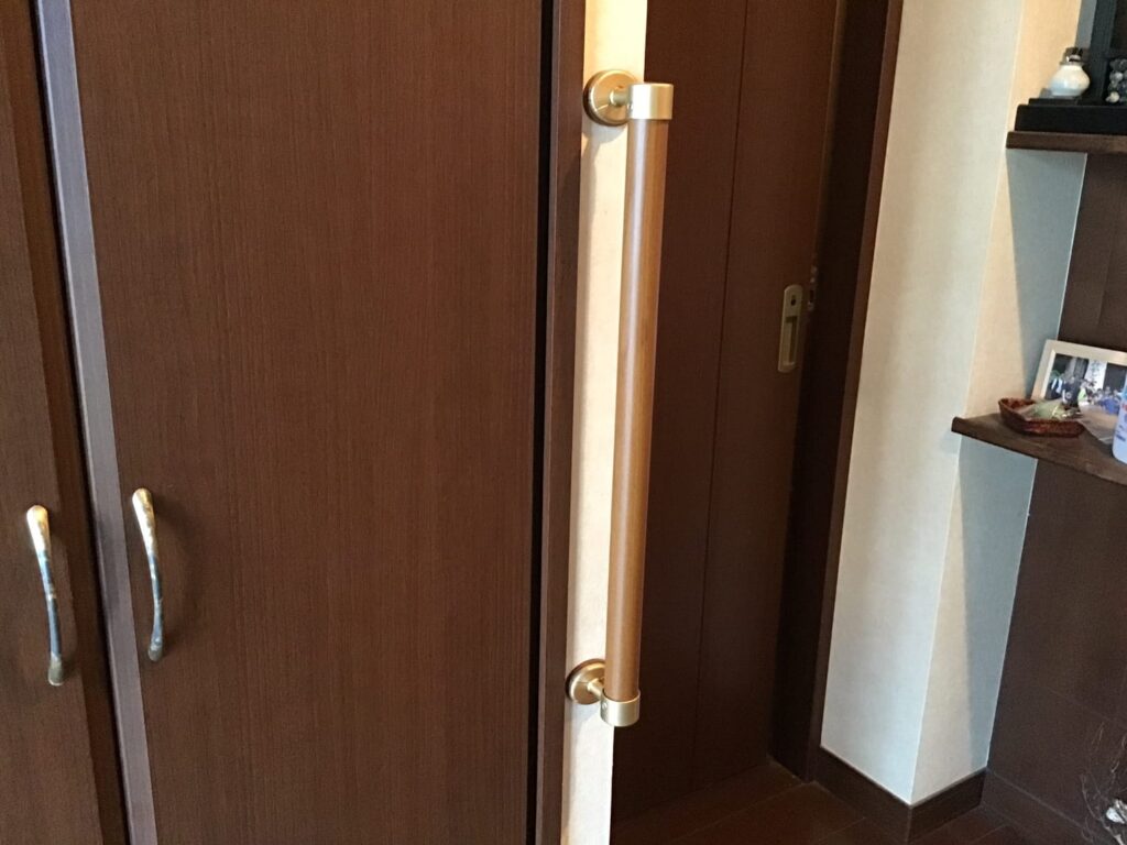 玄関の施工後