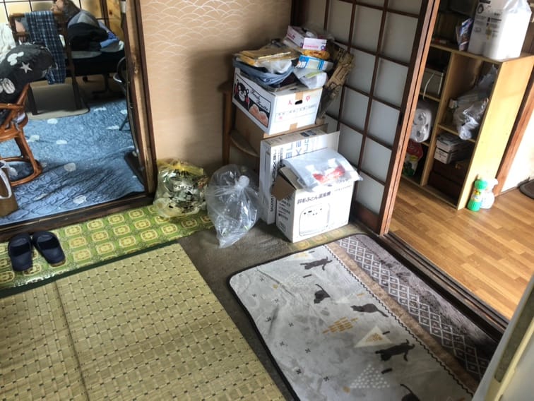 廊下の施工前