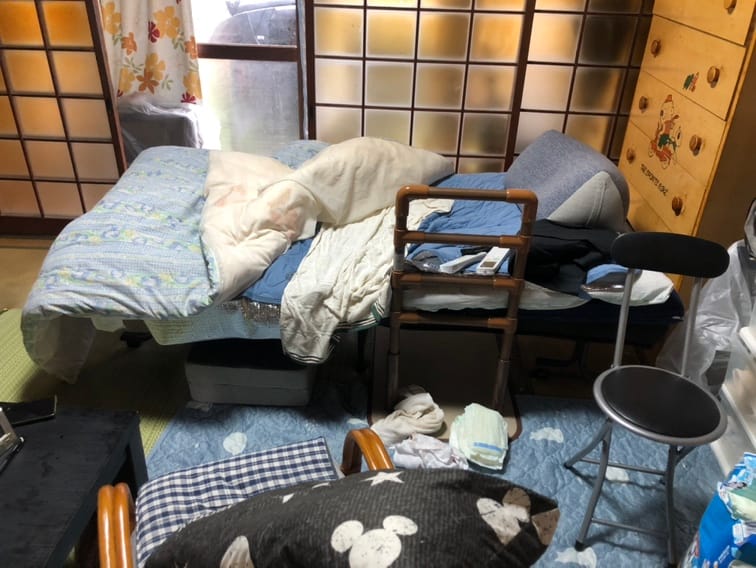 寝室の施工後
