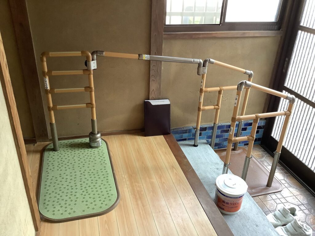 玄関の施工後