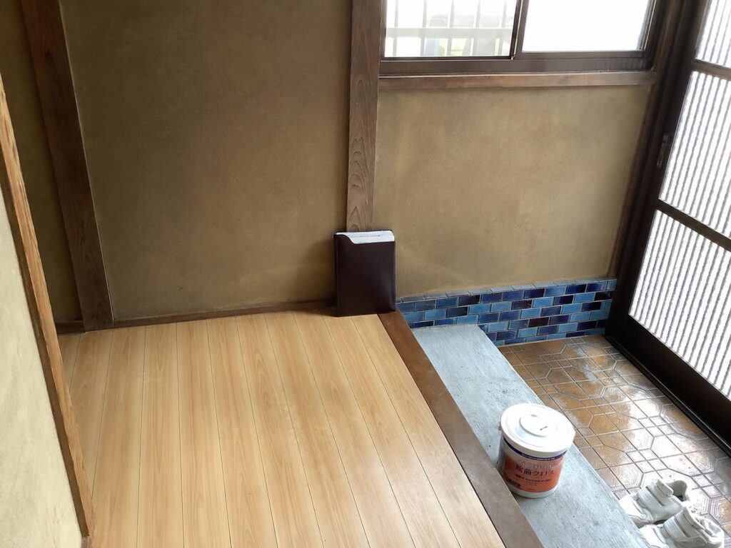 玄関の施工前