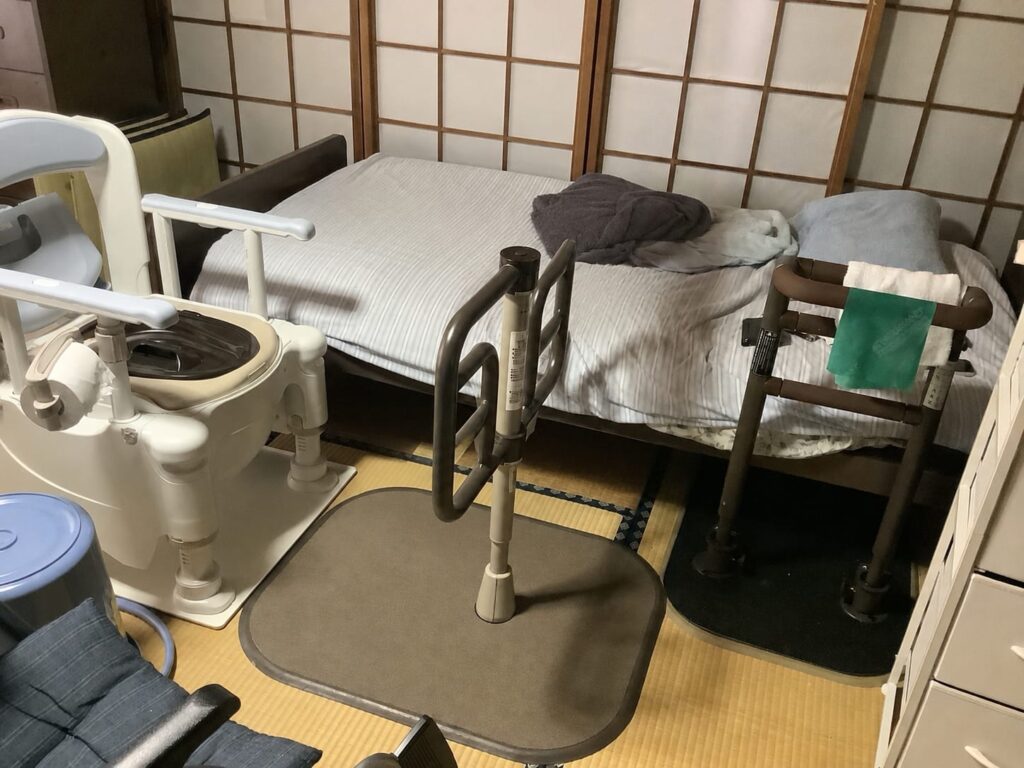 寝室の施工後