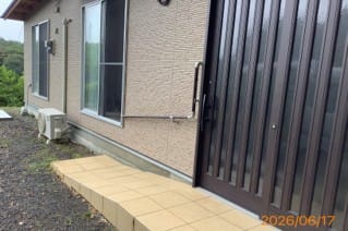 屋外の施工後